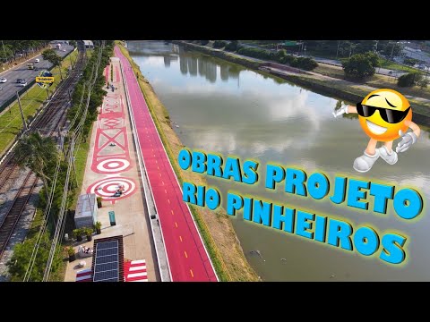 PROJETO NOVO RIO PINHEIROS HOJE MOSTRAREMOS AS OBRAS NA USINA ELEVATÓRIA DE TRAIÇÃO VILA OLÍMPIA SP.