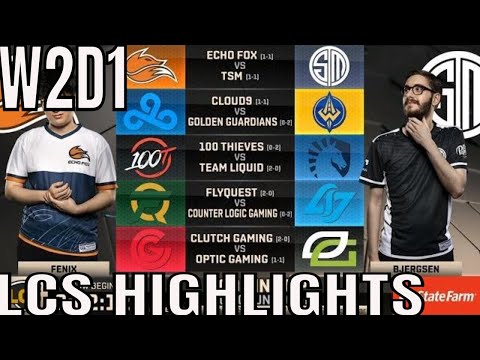 LCS Highlights ALL GAMES Week 2 Day 1 Spring 2019   League of Legends NALCS W2D1