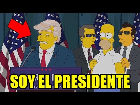 ¿Los Simpsons Predicen El Gane De Donald Trump Para Presidente De Los USA? ¿Que Pasara?