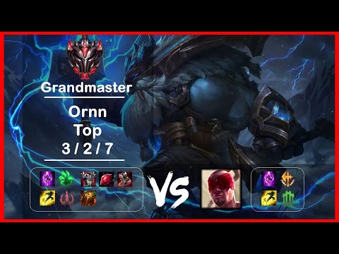 Top Ornn vs Lee Sin KR Grandmaster Patch 12.5