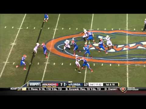 10/05/2013 Arkansas vs Florida Football Highlights