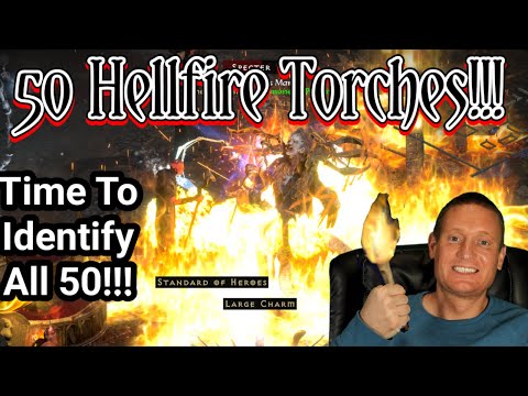 50 Hellfire Torches!!! Time To Identify Them!!!
