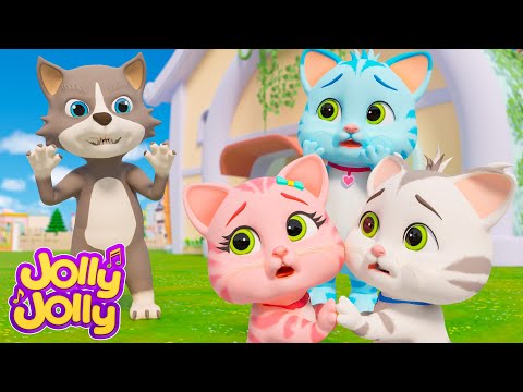 Three Little Kittens & Naughty Wolf + More | Jolly Jolly - Learn and Play - Nursery Rhymes