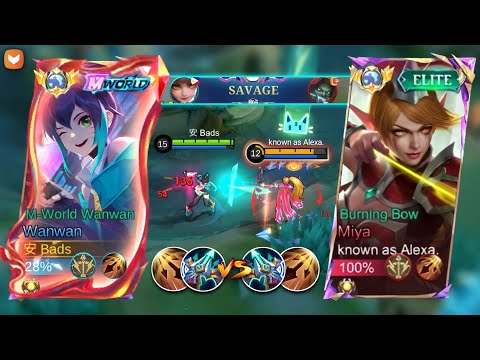 WANWAN vs. MIYA QUEEN OF LATE GAME!! (TUTORIAL! with a twist🤪)