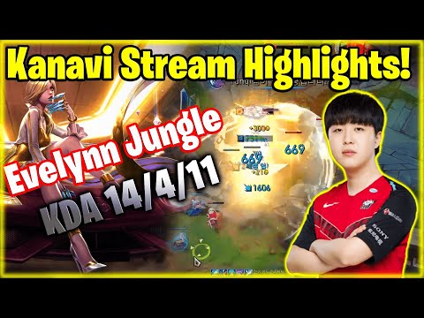 JDG Kanavi Stream Evelynn Jungle vs Lillia KR Challenger | Kanavi Stream Highlights [13/09/2020]