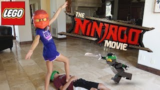 WORLD'S LARGEST LEGO NINJAGO SET!!! Ninjago Movie Day & New Minifigures!