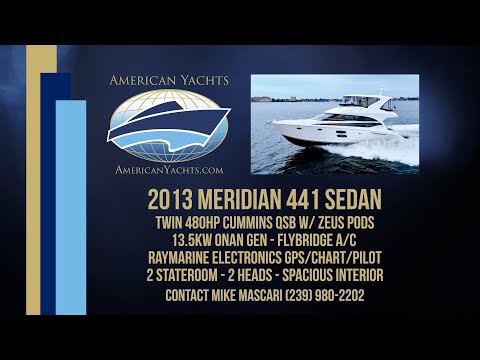2013 Meridian 441 Sedan Why Knot Video