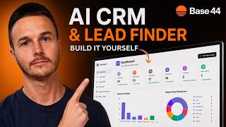 Build an AI CRM & Lead Finder with Base44 (Full Tutorial)