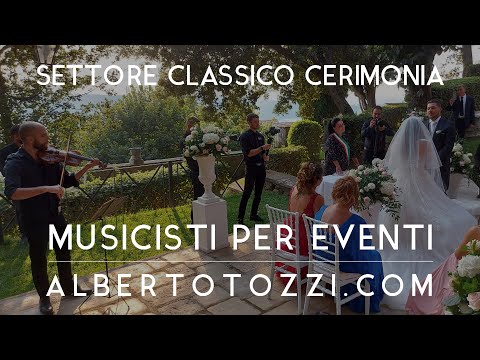 Musica per Matrimonio - Rito civile / simbolico - Violino con basi
