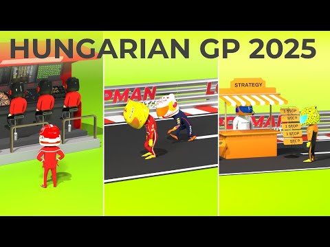 Hungarian GP 2025 | Highlights | Comedy on F1 racing