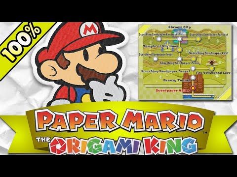💯 YELLOW STREAMER 100% - All Toads, Holes, Treasures, & ? Blocks! | Paper Mario: The Origami King