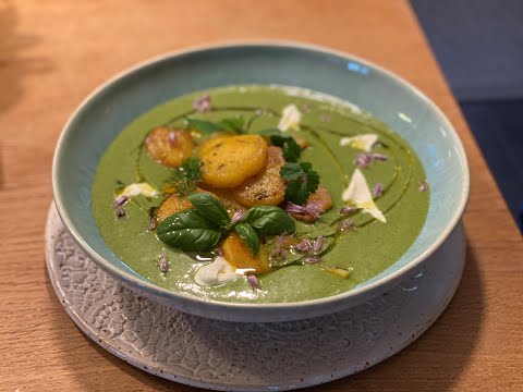 Gartenkräutersuppe mit gebratenen Kartoffeln - Stefan Marquard @Home "ungeschminkt &  ungeschnitten"