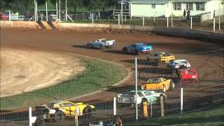 preview picture of video '12 May 2013 Kihikihi Speedway King Country Champs Saloon Ht 2 & 3. As I saw it: Murray Guy'