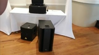 Video thumbnail for QSC Ksub purchased! Set up and compare by Doug Zott