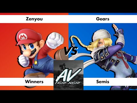 AV Fight Night #32 - Winners Semis: Zenyou (Mario) vs Gears (DK/Sheik)