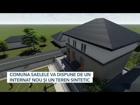COMUNA SAELELE VA DISPUNE DE UN INTERNAT NOU ȘI UN TEREN SINTETIC