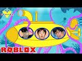 RYAN ESCAPES SUBMARINE IN ROBLOX! Let’s Play Roblox Submarine Story with Ryan’s Daddy