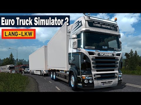 ETS2 Scania RJL R580 #1123: Articulated train Riga to Vilnius I Euro Truck Simulator 2