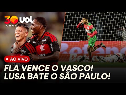 FLAMENGO X VASCO: FIM DE PAPO AO VIVO! SÃO PAULO PERDE DA LUSA! CASARES RENUNCIA! CRISE NO PALMEIRAS