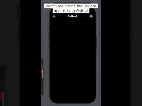 Creating the #BeReal app UI using SwiftUI #development #iosdeveloper #swift #swift #trending