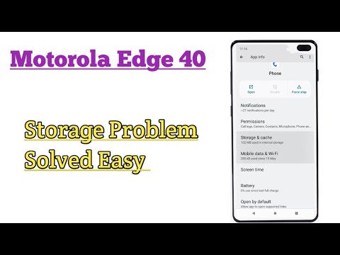 Motorola Edge 40 || How To Solve Storage Problem