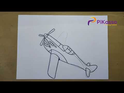 How to Draw a Spitfire Easy step by step