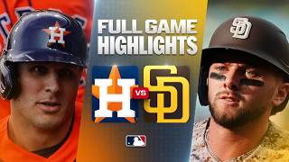 ASTROS vs. PADRES: Official Full Game Highlights (August 9) | 2026 MLB Season