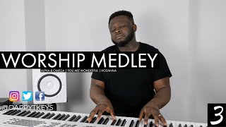 Worship Instrumental Medley (3): Alpha &amp; Omega | You Are Wonderful | Hosanna | Time Alone With God