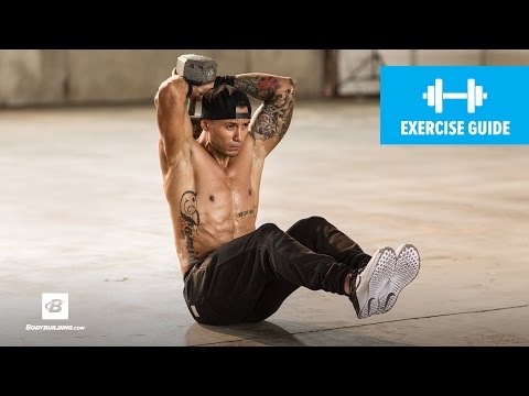 How to do V-Sit Dumbbell Triceps Extension | Mike Vazquez