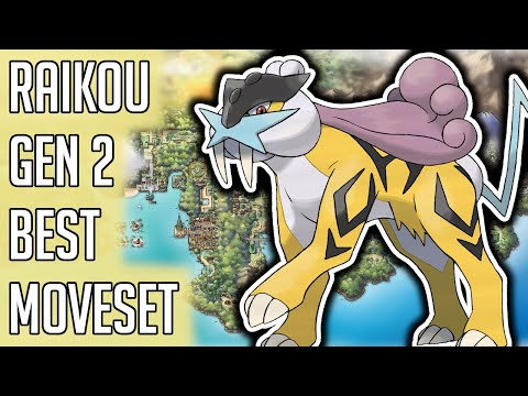 Raikou Gen 2 Best Moveset - Raikou Best Moveset Moves Pokemon Gold Silver Crystal