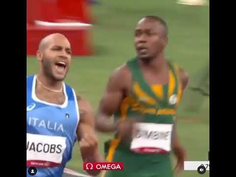Marcell Jacobs vs Fred Kerley vs Andre De Grasse 100m Final Tokyo 2022.