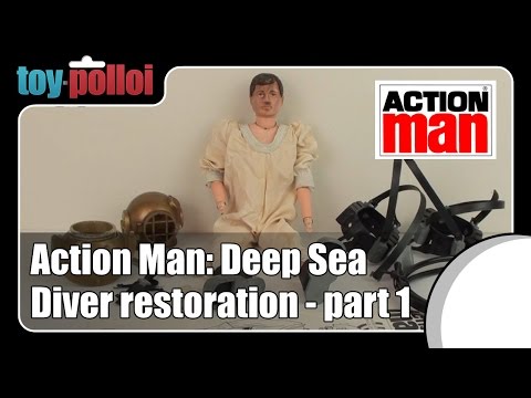 Vintage Action Man Deep sea diver restoration part 1/2 - Toy Polloi