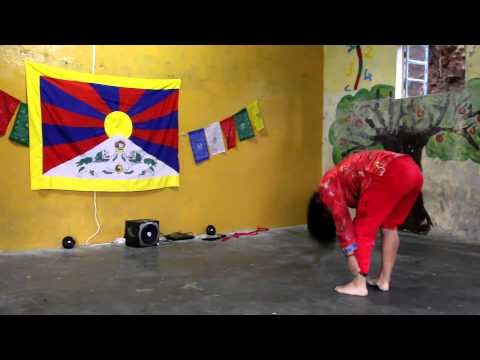 Snow Lion's performance - Free Tibet