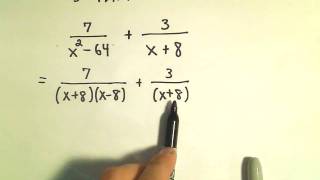 Rational Expressions:  Adding and Subtracting.  Ex 1