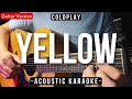 Yellow [Karaoke Acoustic] - Coldplay [HQ Backing Track]