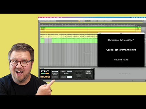 Perfect Lyrics, Perfectly In Sync ONLY using Ableton Live!