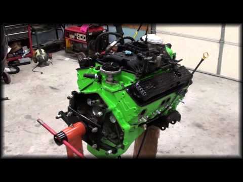 350 vortec engine build in 1 min 54 sec