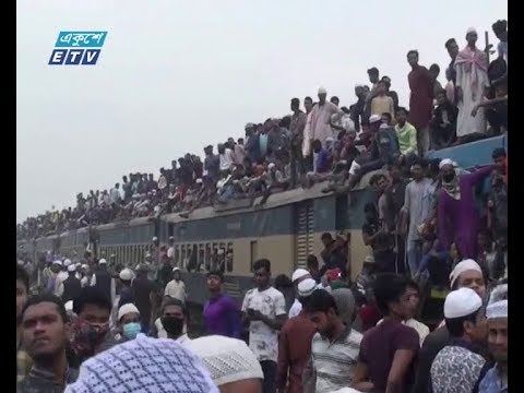 বিশ্ব ইজতেমা শেষে  বাড়ি ফিরতে দুর্ভোগ