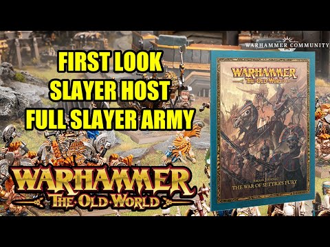 FIRST LOOK - THE SLAYER HOST - NEW Dwarf Army List - Warhammer The Old World