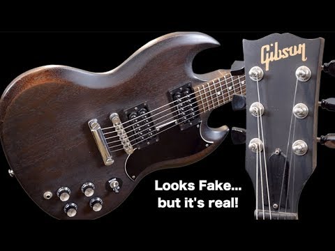 RGF Guitar Contest | The Fakest Looking Real Gibson | 2013 SGJ Chocolate Review + Demo