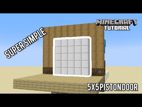 Insane Redstone Trick! 5x5 Piston Door | Minecraft 1.20 Tutorial