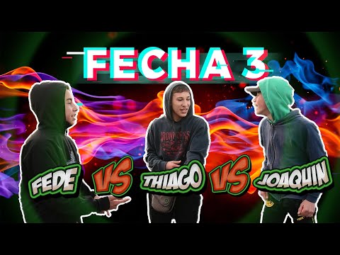 Competencia de freestyle Fede VS Joaquin VS Thiago FECHA 3 - La ele freestyle