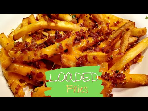 TESTING "Loaded Fries" In The Air Fryer | Easiest Fries You'll Ever Make! | TikTok Recipe Review