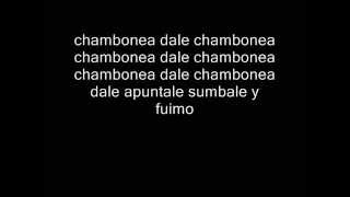 Nicky Jam -  Chambonea ( Con letra )