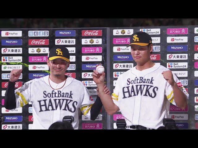 ホークス・東浜巨投手・笹川吉康選手ヒーローインタビュー 6月15日 福岡ソフトバンクホークス 対 阪神タイガース