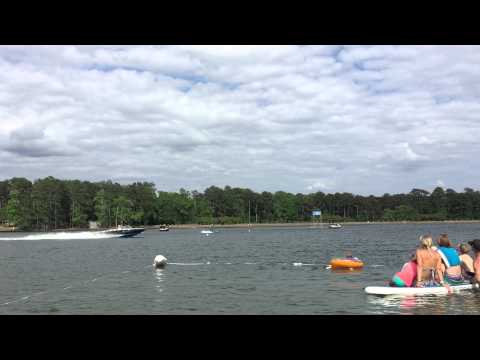 Freddie Krueger 232ft Water Ski Jump at Water Ski Masters