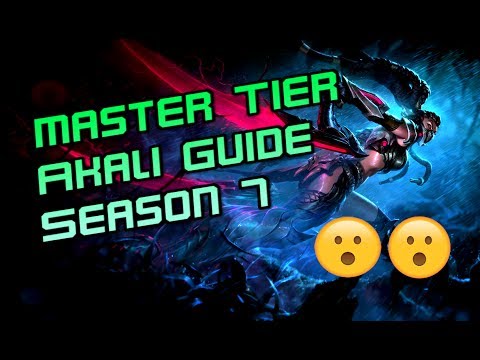 Akali Top Lane Guide Season 7!!! [MASTER TIER] Runes/Masteries/Builds/Combos (League of Legends)