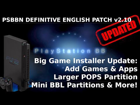 PSBBN Update: Definitive Patch v2.10 – Big Game Installer Changes & More!