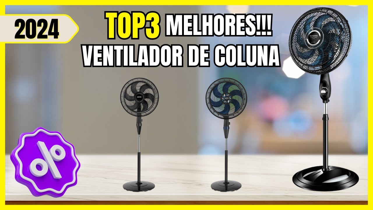 Qual ✅(Melhor)✅ VENTILADOR de COLUNA | Ventilador de Coluna Bom e Barato 2024