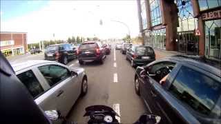 preview picture of video 'Yamaha FZ8: Relaxed ride home from work'